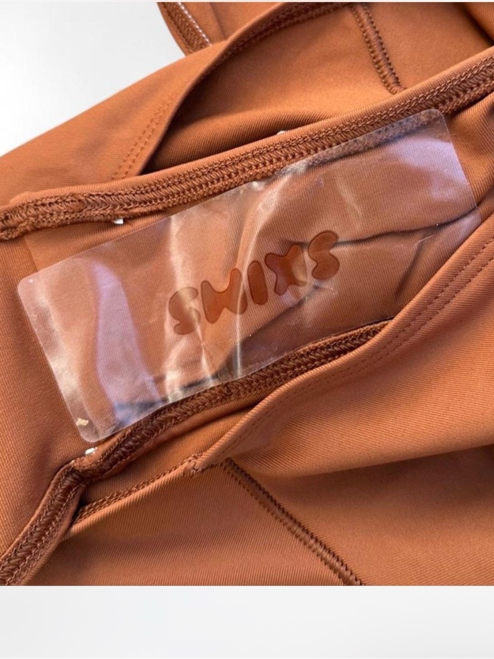 SKIMS *NWT CLASSIC SWIM DEEP
PLUNGE ONE PIECE | COLOR: BRONZE I SIZE: L - Picture 7 of 7